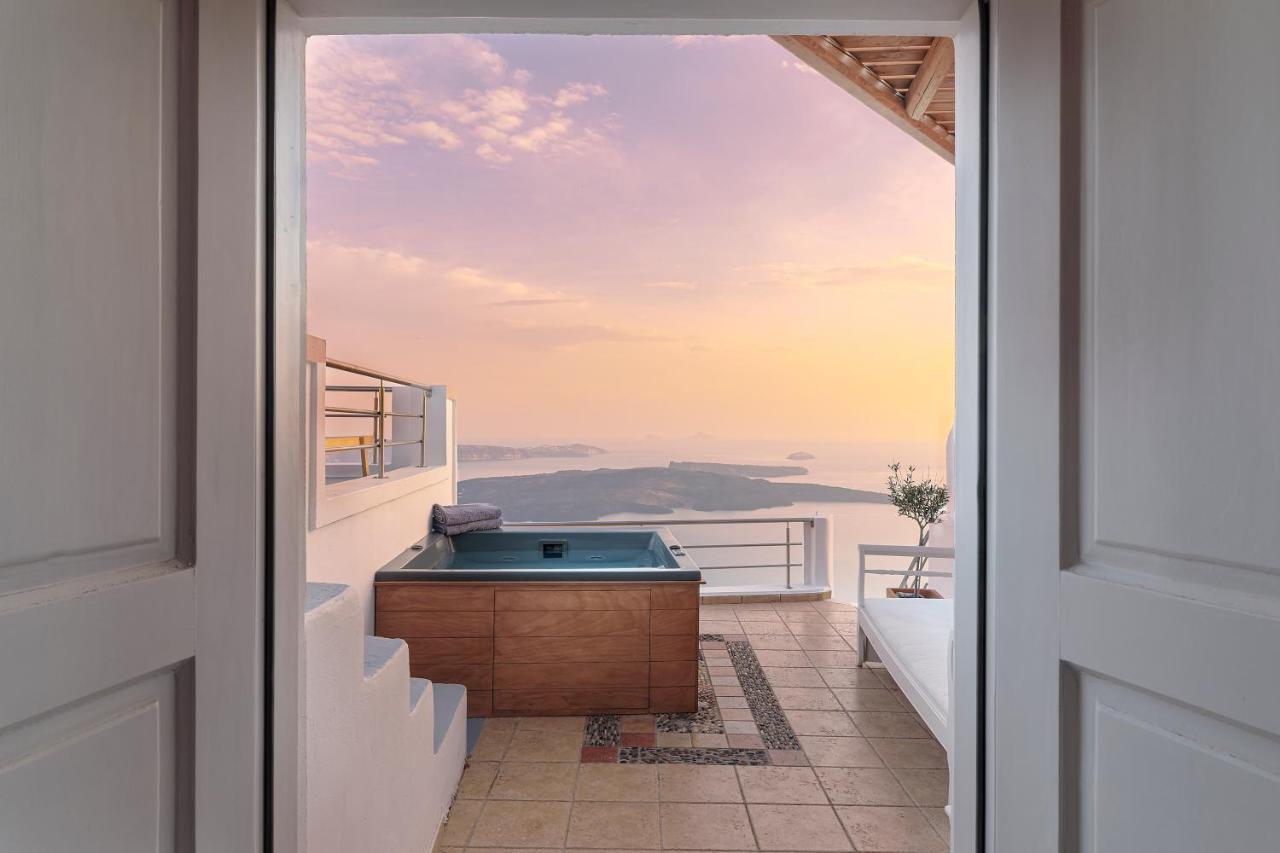 Calderas Hug & Panoramic Sea View - 3 Lux Suites Imerovigli  Ngoại thất bức ảnh